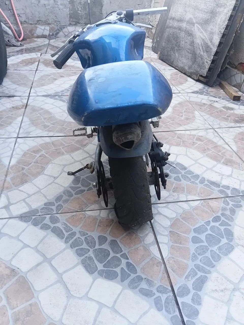 Mini moto 49cc motor 2 tempos - Foto 5