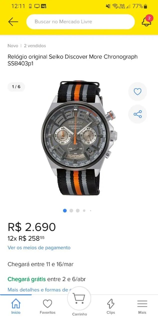 Seiko Cronógrafo - Foto 3