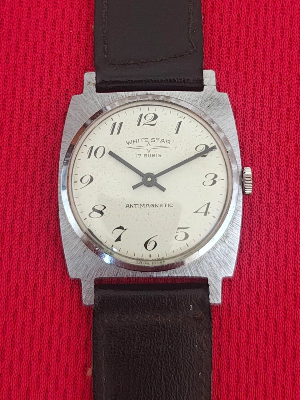 Relogio White Star classico Suíço Corda Manual 17rubis vintage  - Foto 5
