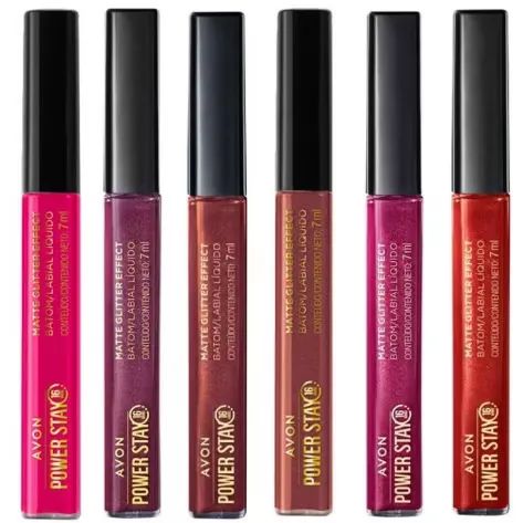 Batom líquido matte glitter