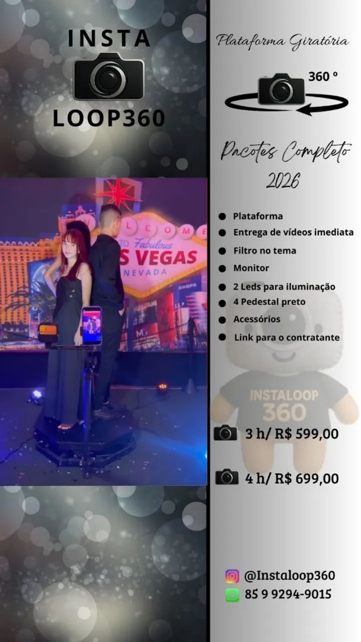 Plataforma 360 da Instaloop360 para eventos! - Foto 5