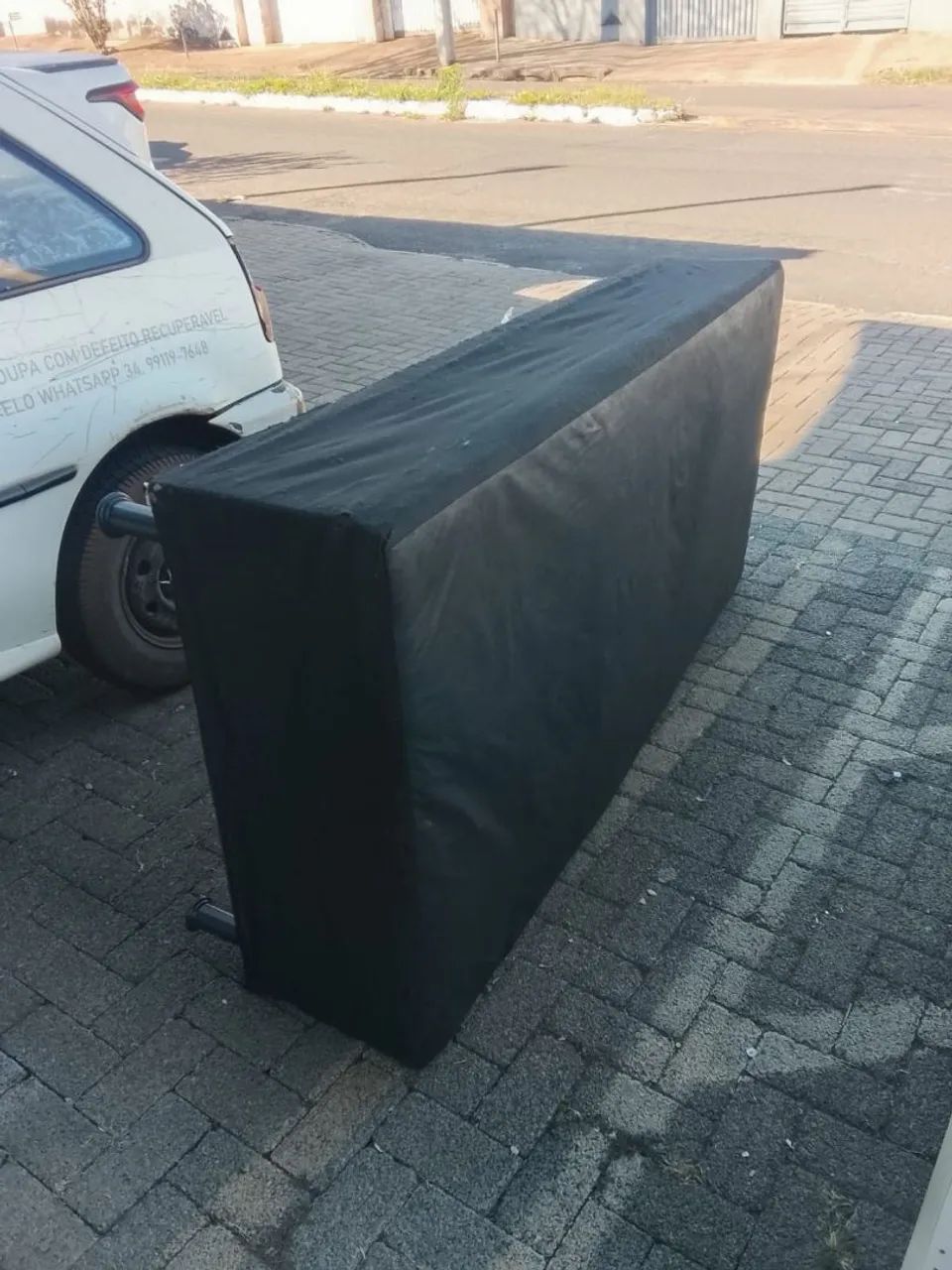 Base de cama box solteiro USADA ENTREGA dentro de Uberlândia MG  - Foto 3