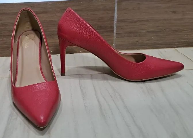 Scarpin Carmen Steffens vermelho - Foto 2