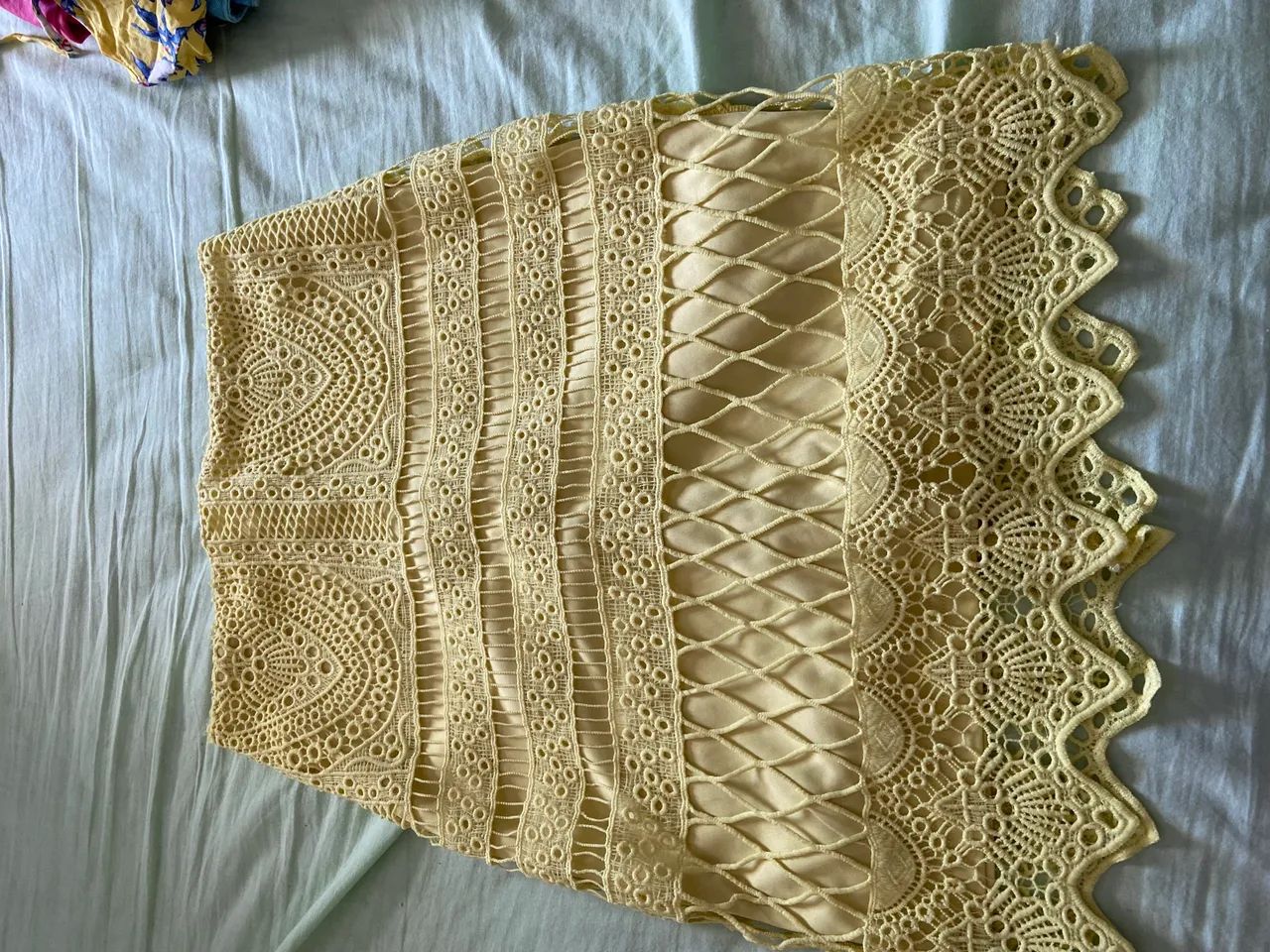 Saia elegante de renda