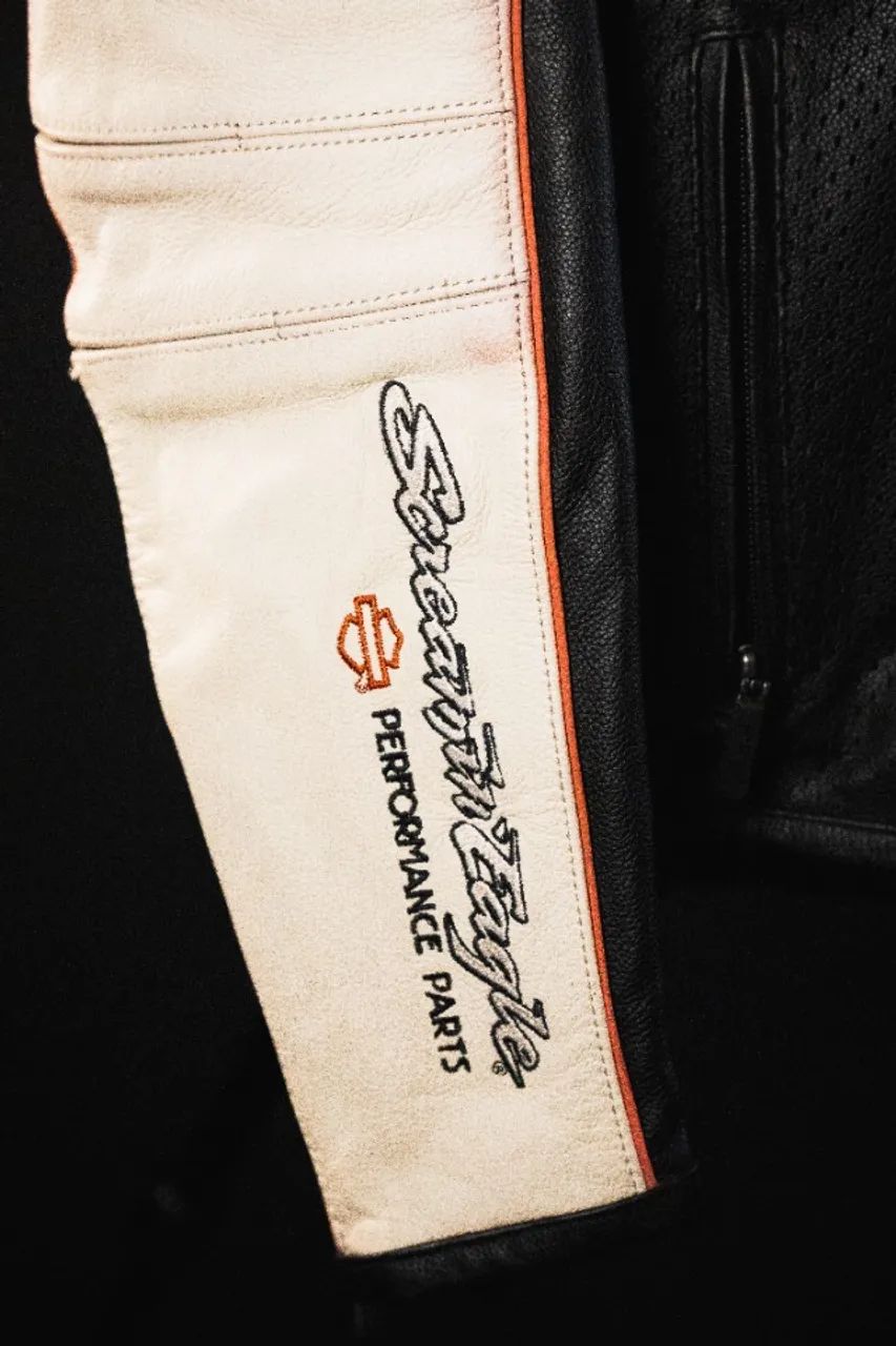 Jaqueta Harley-Davidson Feminina Couro Screamin Eagle Racing Original - Foto 3