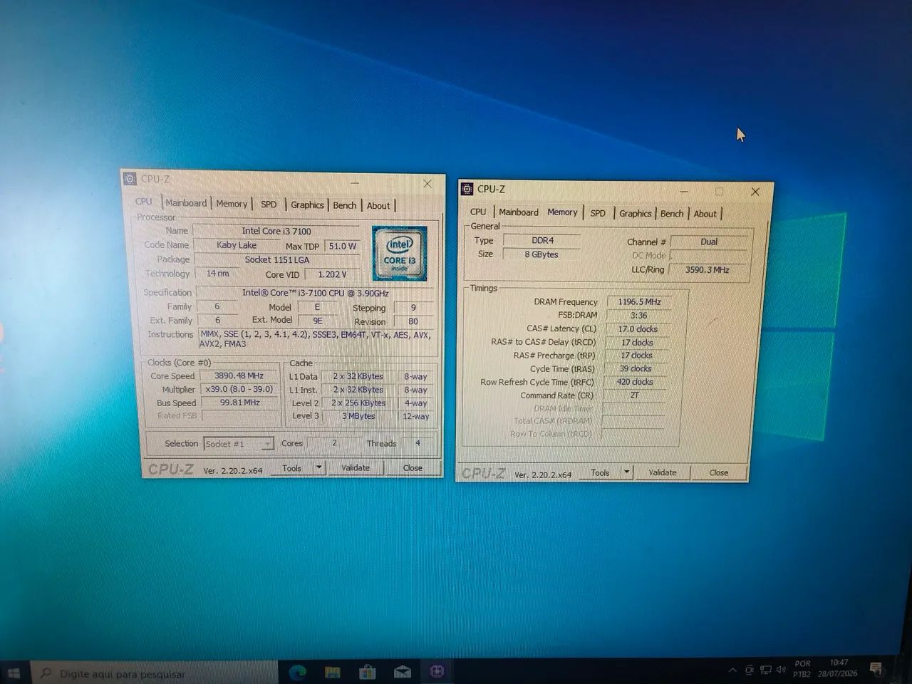 Computador hp i3 7100 8gb - Foto 4