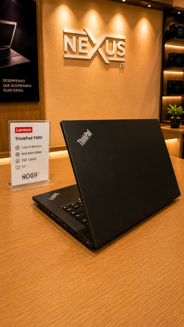 Notebook Lenovo ThinkPad T480 - Core i5 8th Gen | SSD 512GB