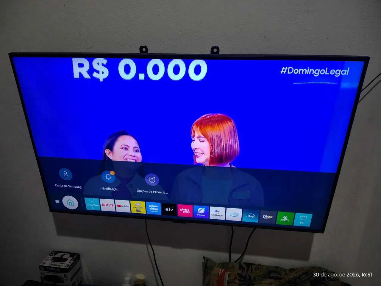 Tv smart Samsung 4k 43 polegadas 
