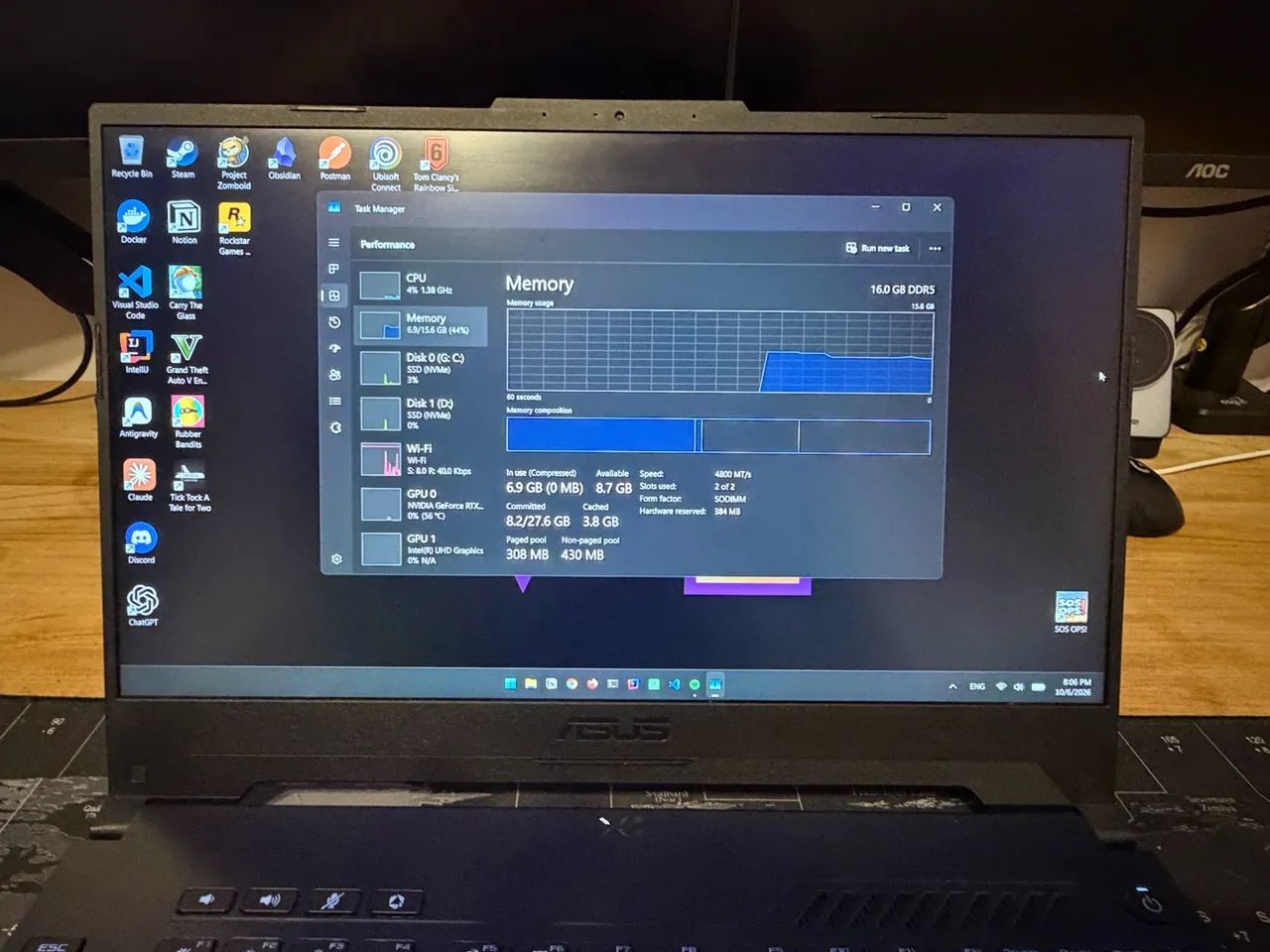 Notebook Asus tuf15 gaming  - Foto 3