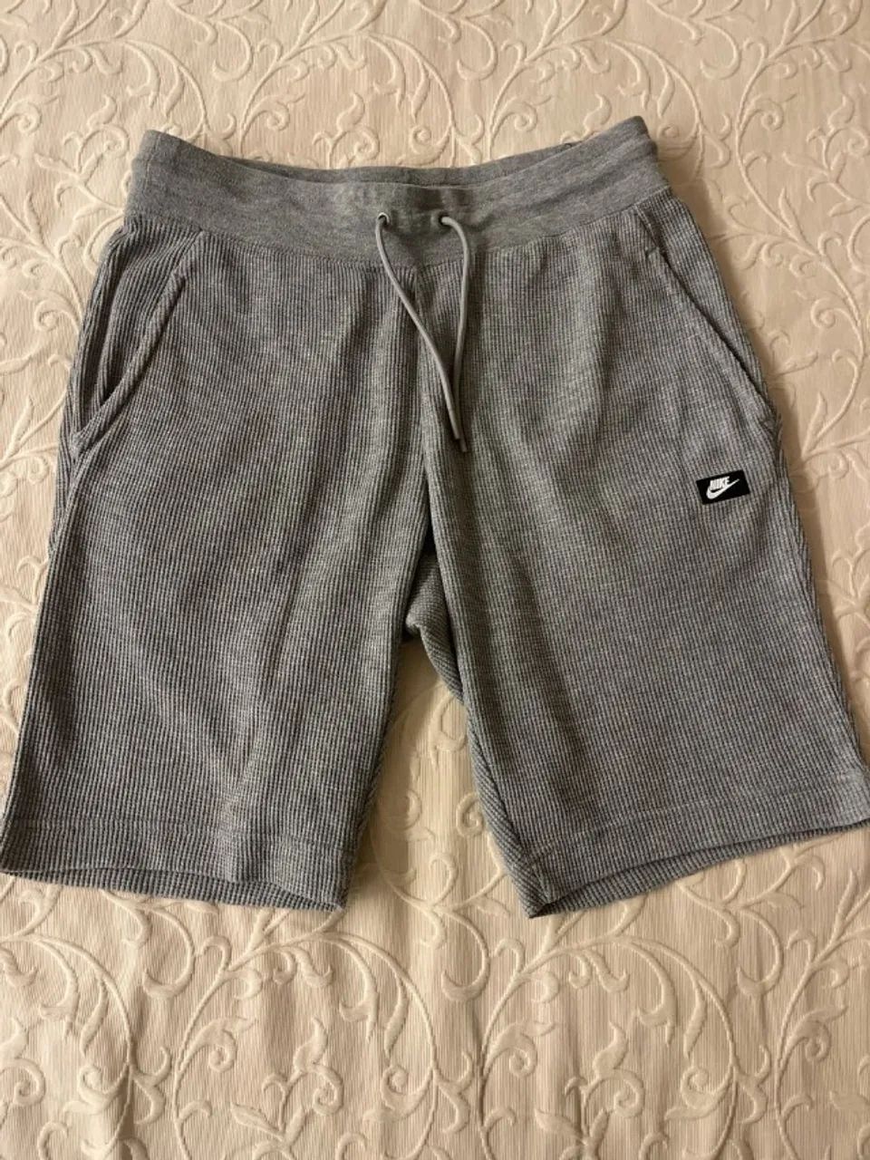 bermuda nike cinza piquet p