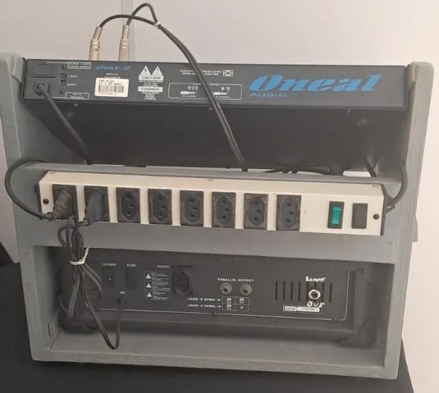 Mesa 8 canais, amplificador, Usb bluetooth e caixas de 12". - Foto 2