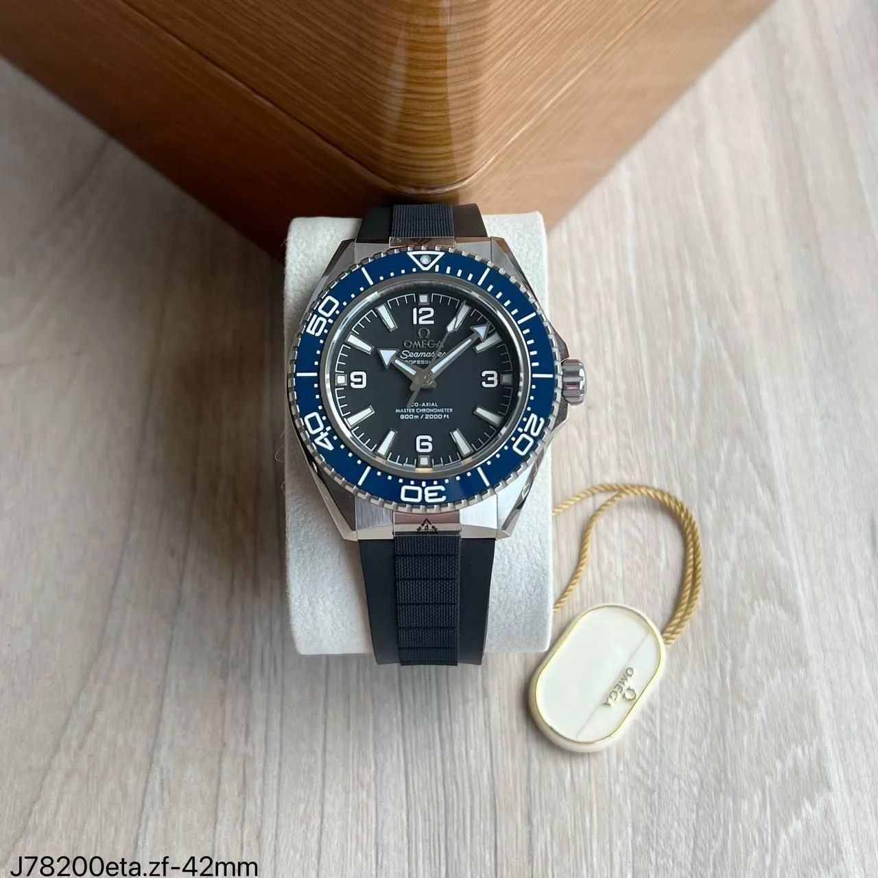 OMEGA Seamaster Planet Ocean 600m/ Bezel- azul/ S.C