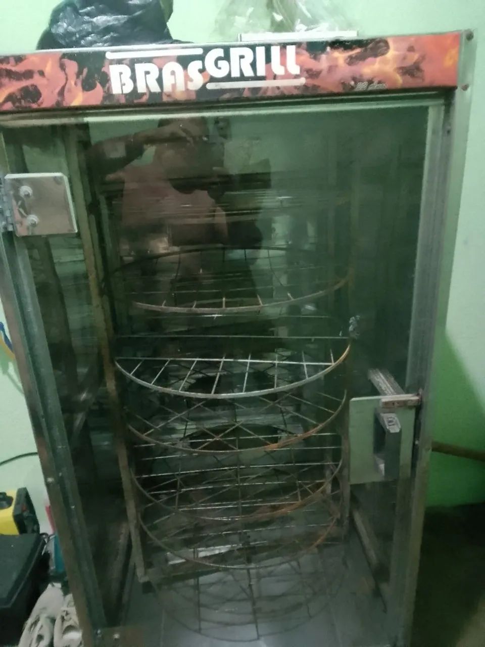 Máquina de assar frango e carnes  - Foto 2
