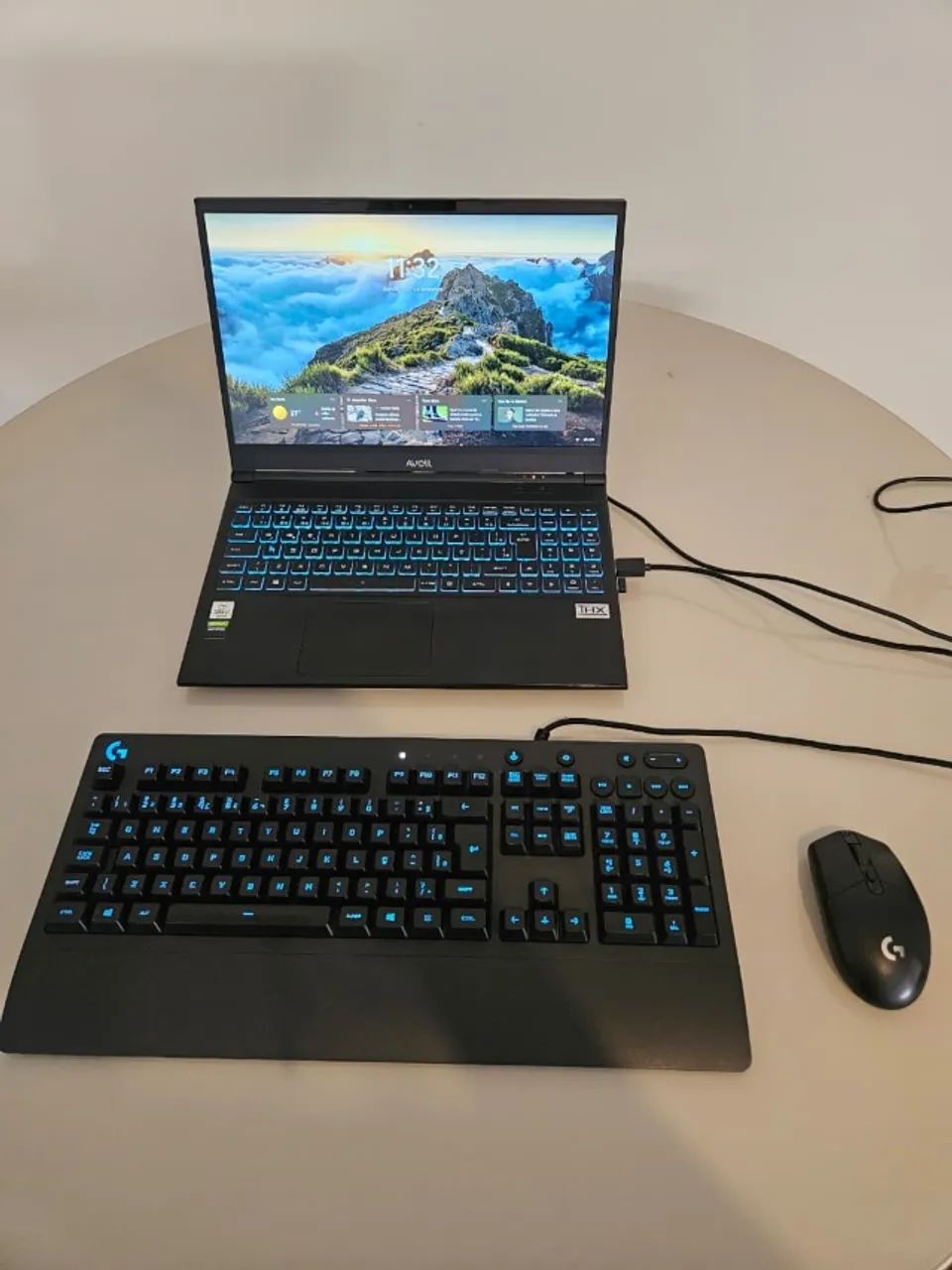 Notebook Gamer Avell - 32gb RAM / RTX 2060 / SSD 1TB + teclado e mouse Logitech