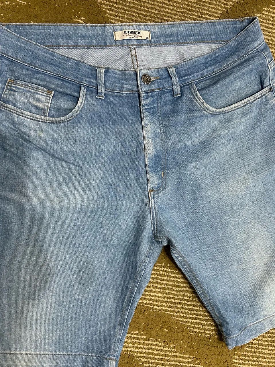 Bermuda masculina jeans - tamanho 50 - Foto 2
