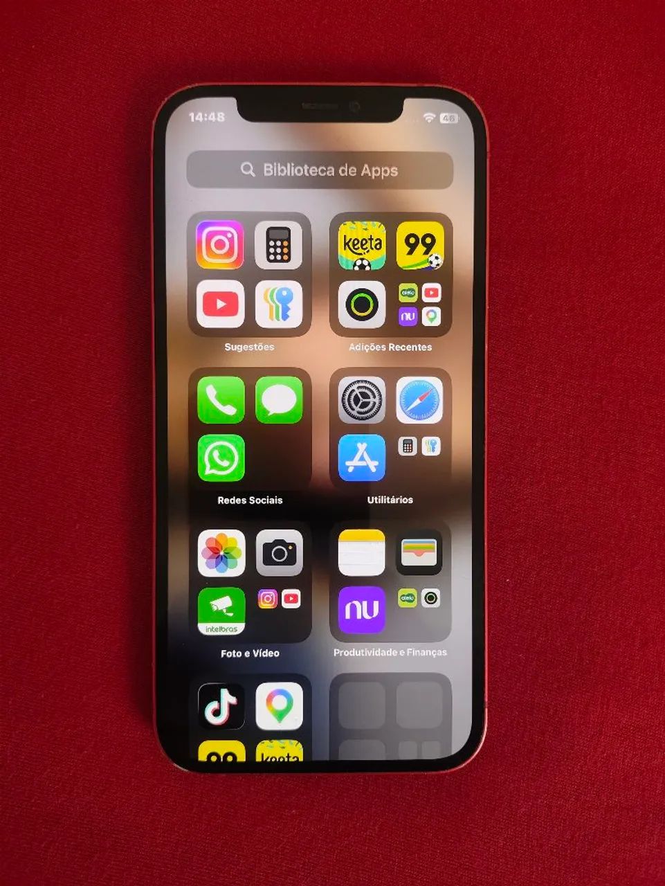 iPhone 12 64gb vermelho 