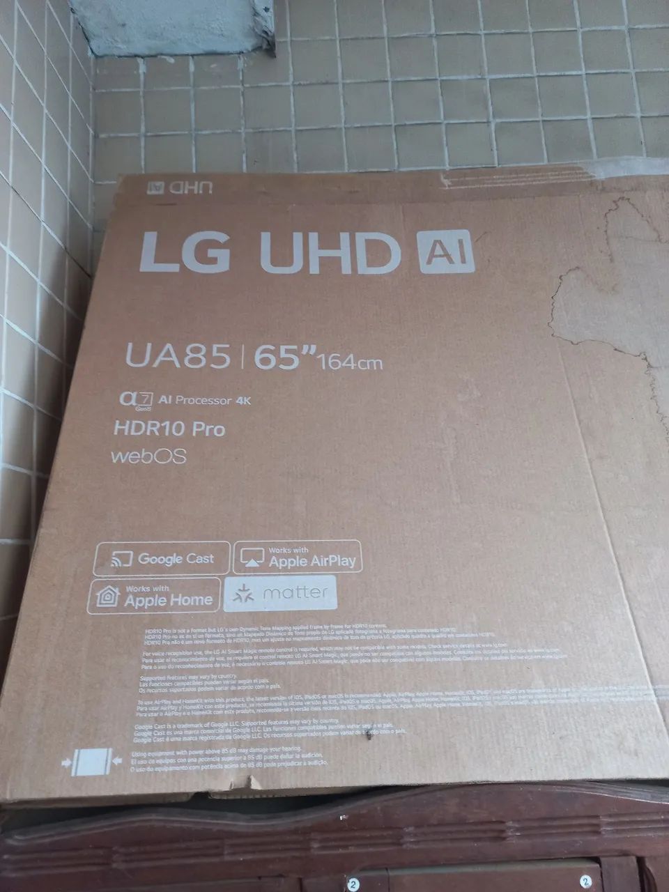 SmarTV LG 65' UHD 4K R$ 2.900