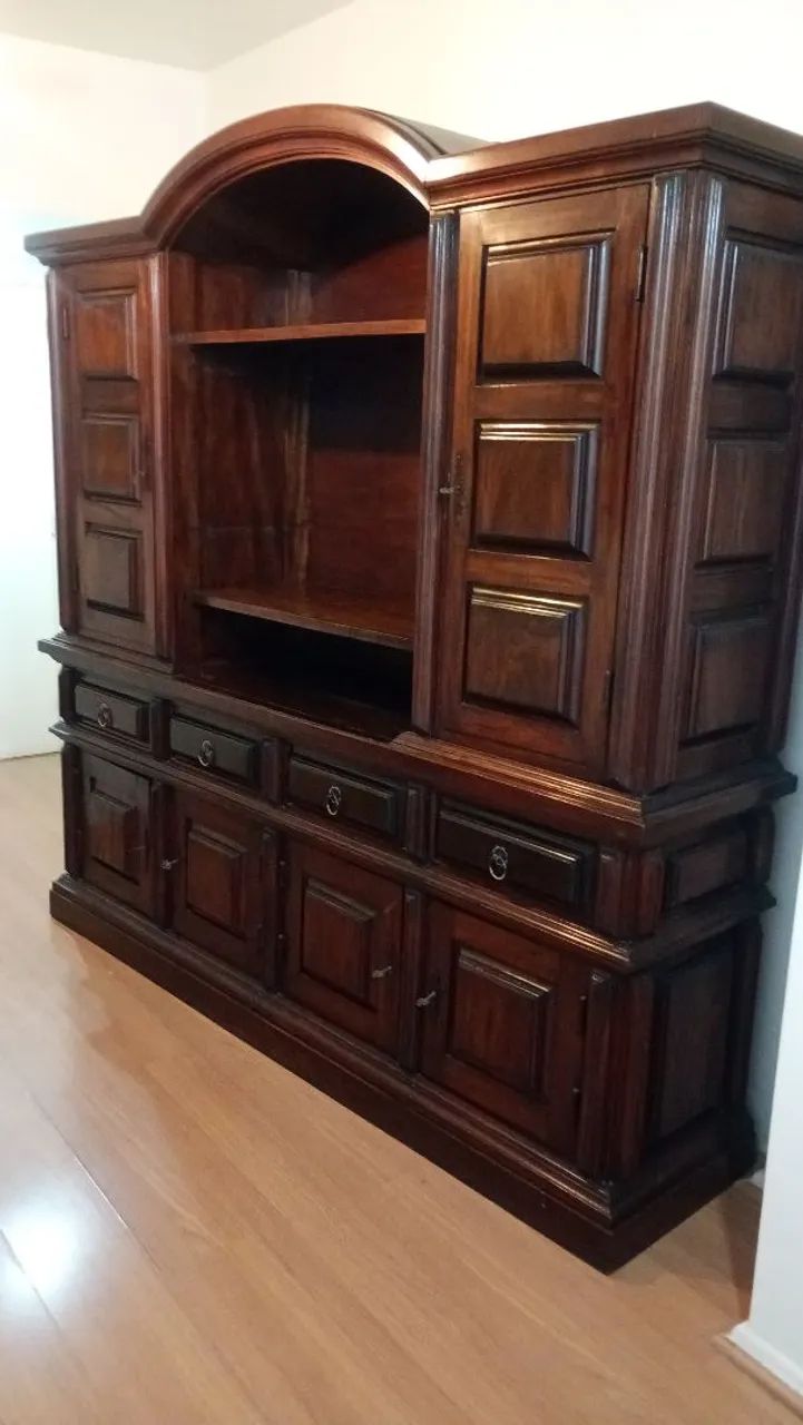 Estante Modular ou Arca - Móvel Antigo de Madeira Maciça - Foto 2