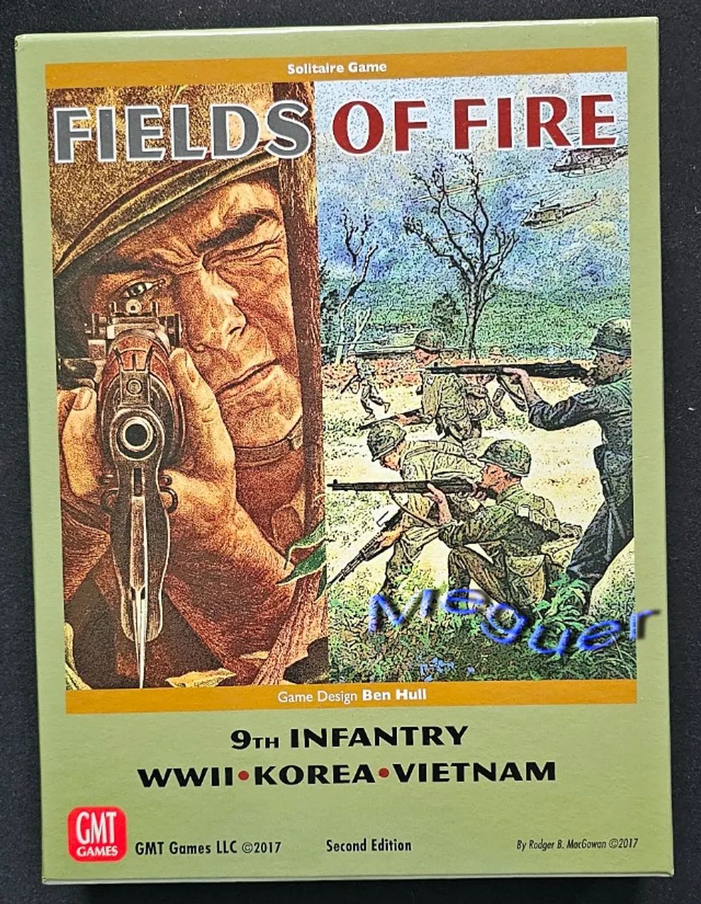 Fields of Fire Jogo de Tabuleiro Importado Inglês Boardgame Wargame