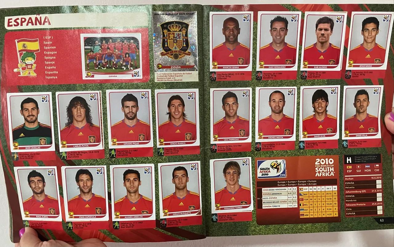 Álbum Copa do Mundo 2010 Panini Original - Foto 2