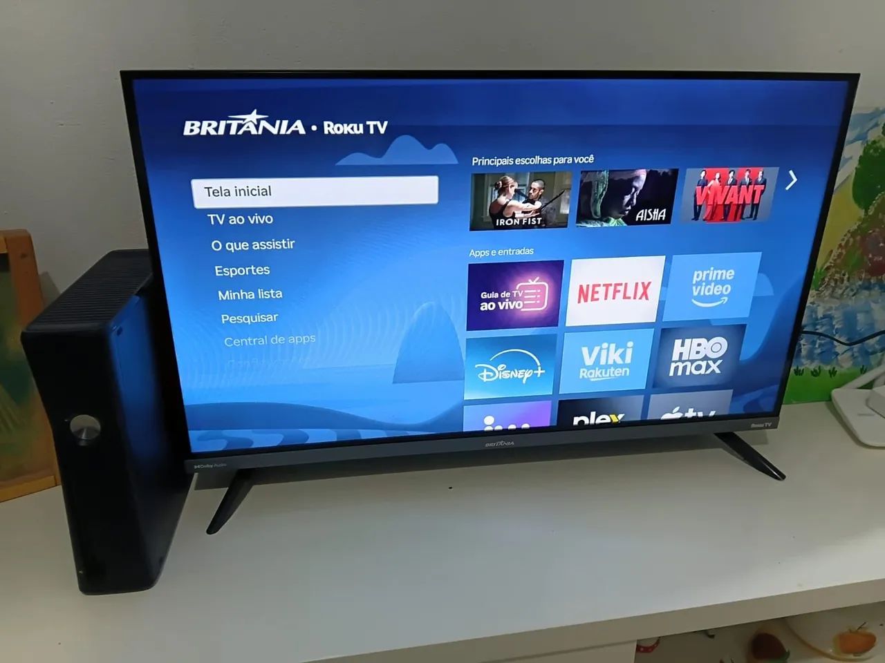 Tv Britânia 2 meses de uso 32 polegadas 
