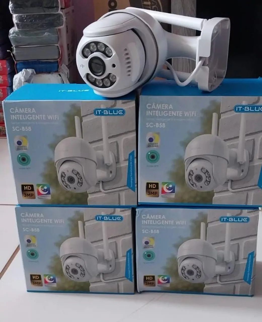Câmera de segurança wifi externa 