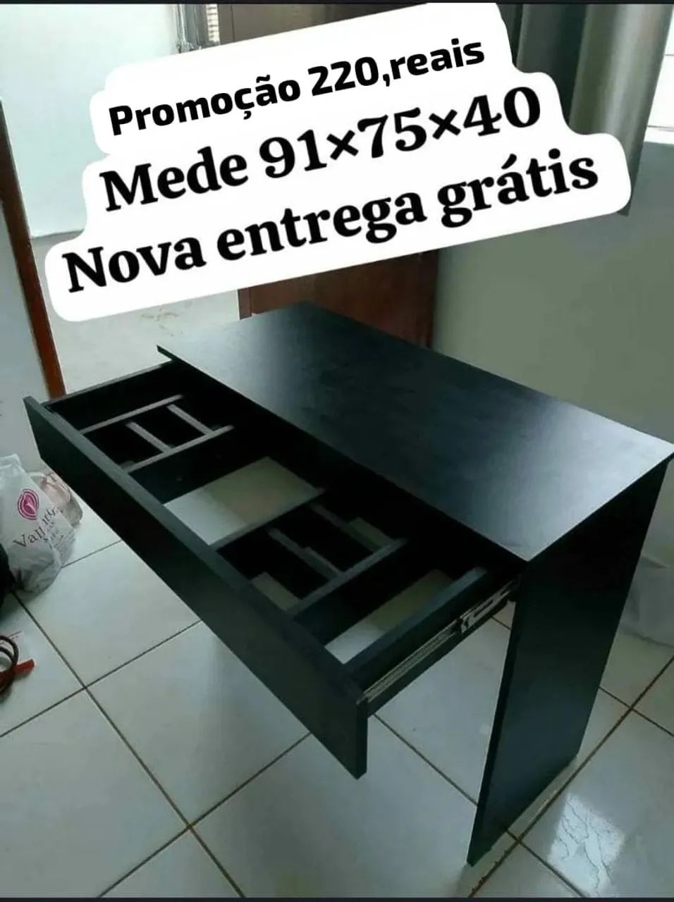Mesa gavetão penteadeira MDF 