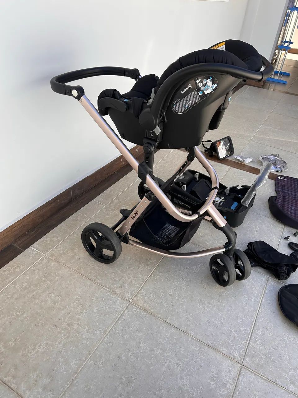 Conjunto carrinho e bebê conforto safety 1st - Foto 3