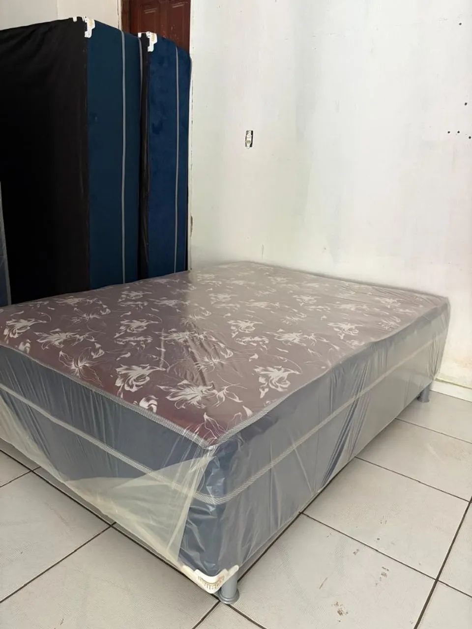 Cama de casal de mola com espuma alta  - Foto 4