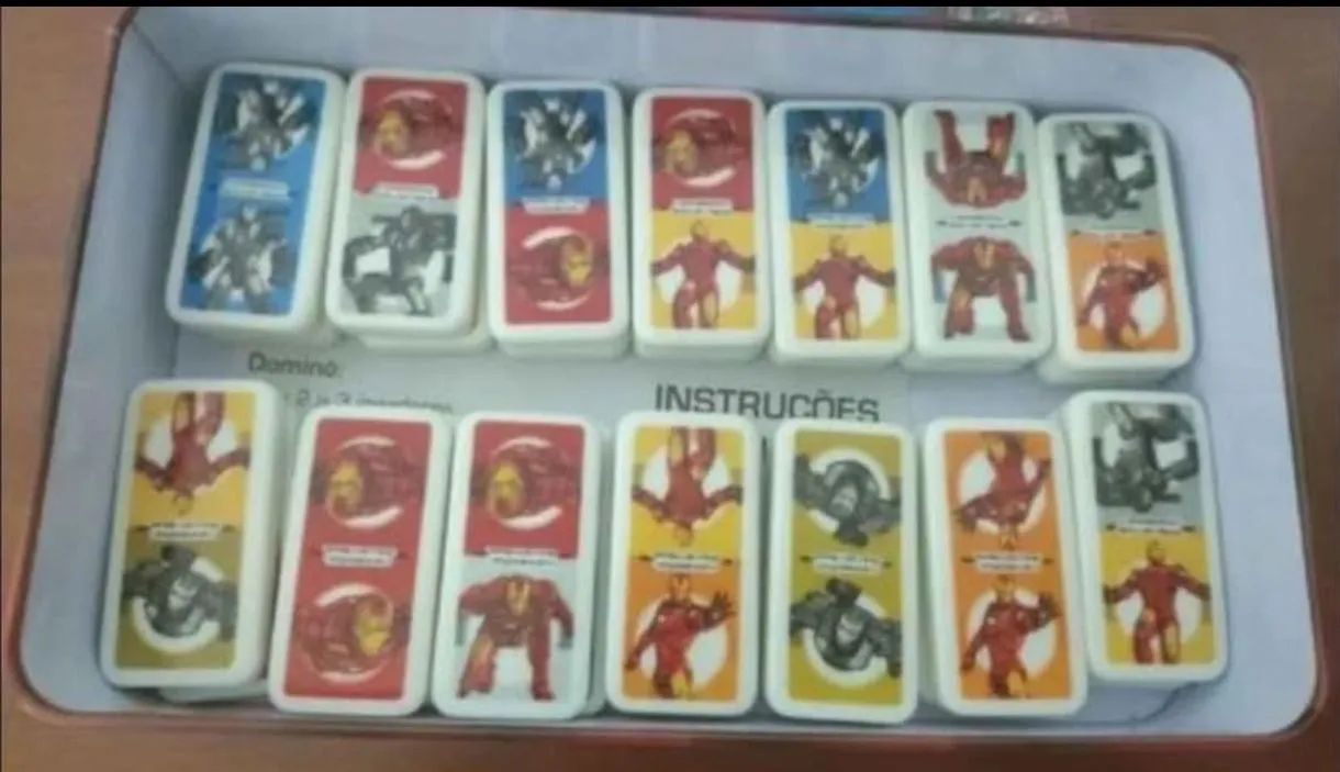 Jogo de dominó só homem de ferro marvel - Foto 3