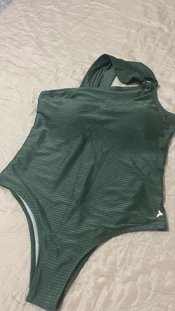 Maiô body verde acetinado da Marca vigor* - Foto 3