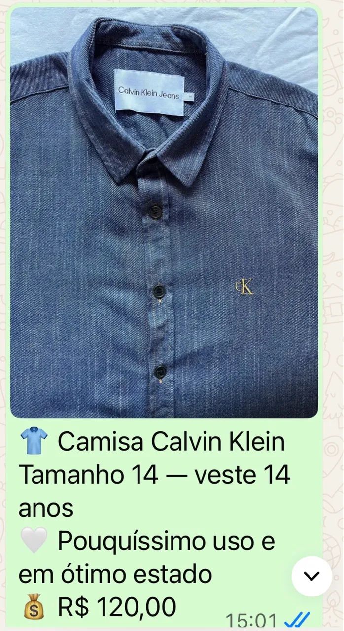 Camisa Calvin Klein  - Foto 2
