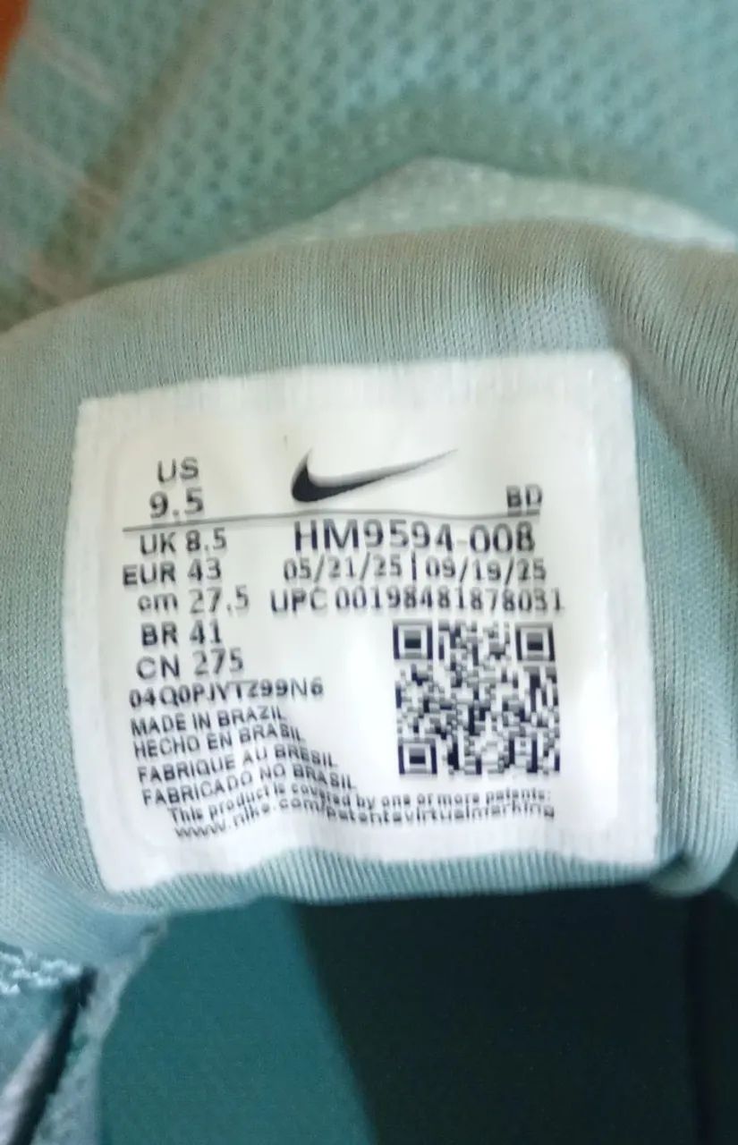 Tênis Nike Run Defy Masculino - Verde+Preto - Foto 5