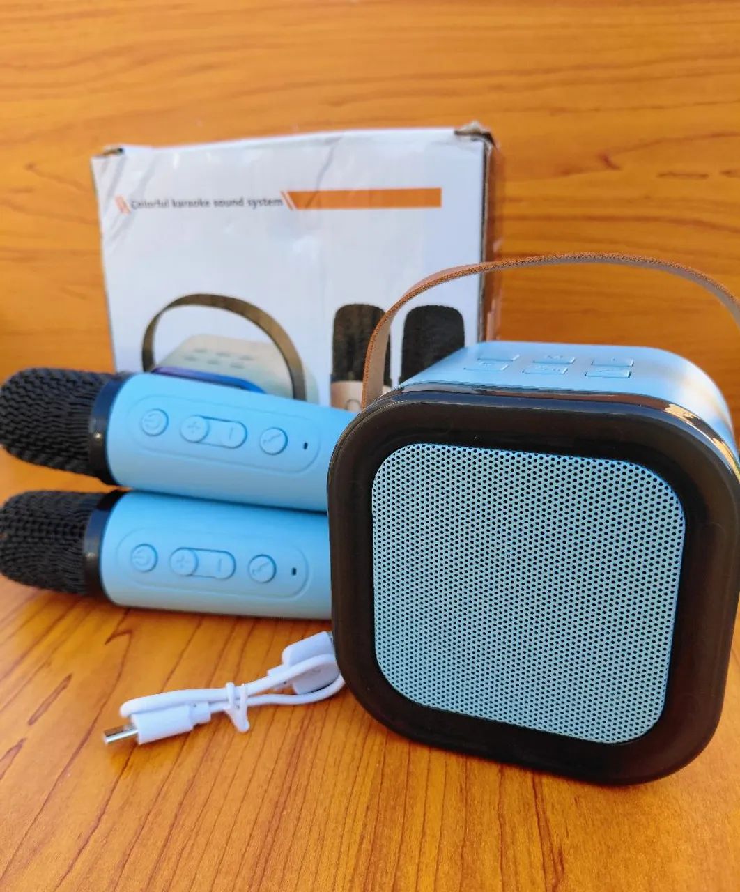 Caixinha Karaoke Bluetooth - Nova - Entregamos  - Foto 3