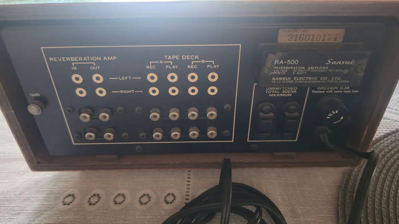 Sansui Ra-500 reverberador molas spring - Foto 3