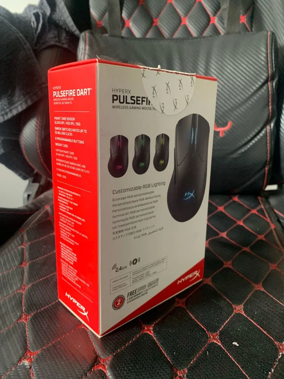 Mouse HyperX Pulsefire Dart Wireless  - Foto 3