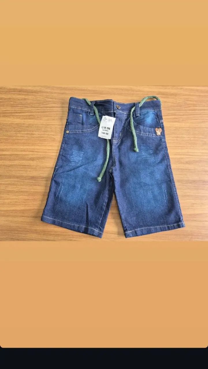 Bermudas Jeans Infantil e Juvenil - Foto 3