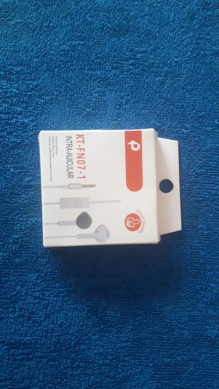 fone de ouvido para celulares com entrada p2 novo na caixa 