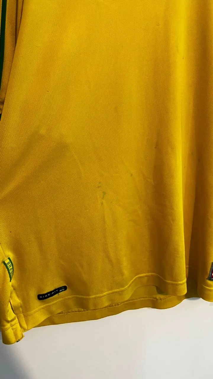 camisa brasil 1998 nike g - Foto 3