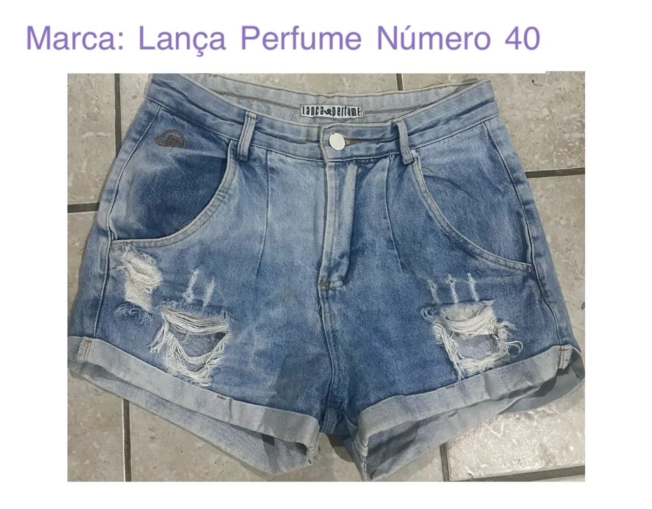 Short lança perfume 40 