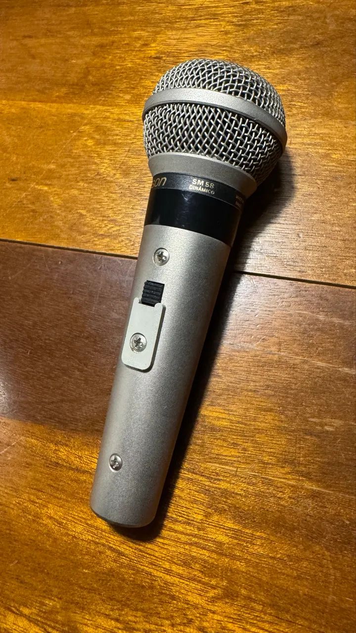 Microfone Dinâmico LeSon SM58 - Perfeito Estado - Foto 2