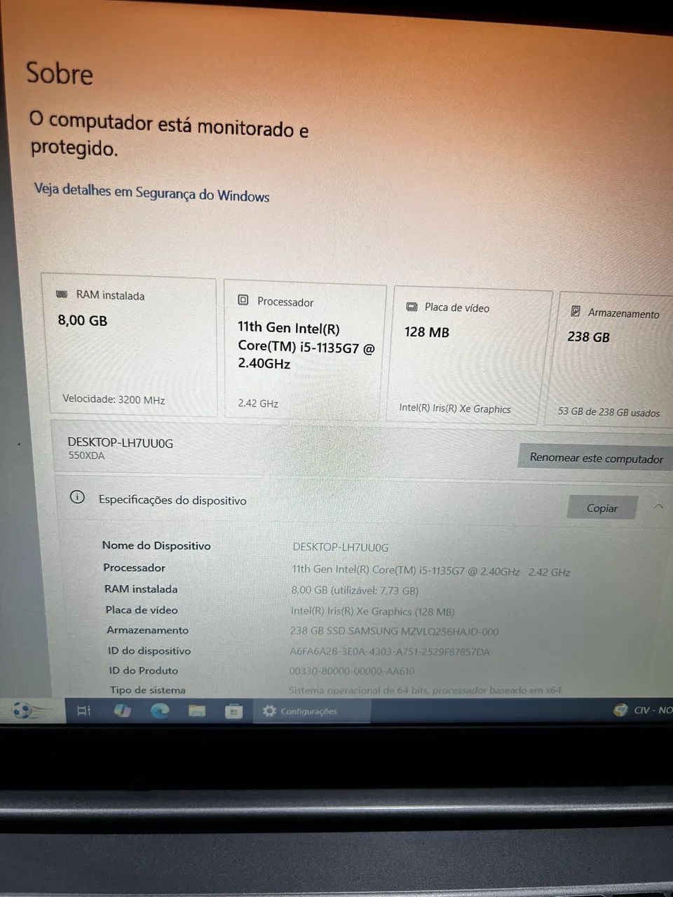 Notebook Samsung book i5 Intel  - Foto 3