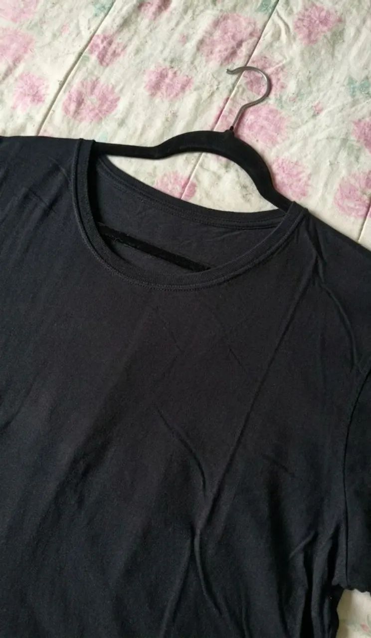 Kit 5 camisetas XGG pretas - Foto 3
