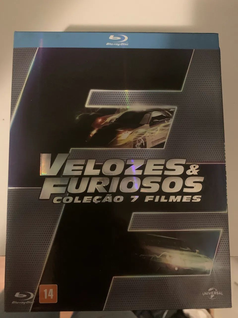 Box com 7 filmes velozes e furiosos