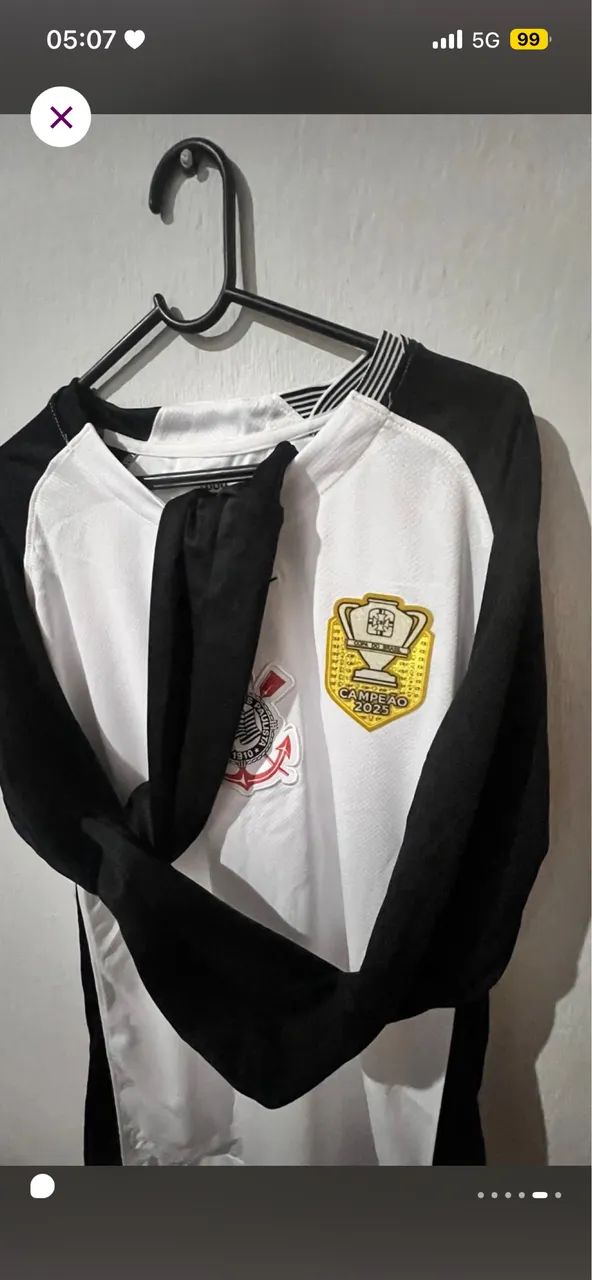 MANGA LONGA CORINTHIANS 2025 - Foto 4