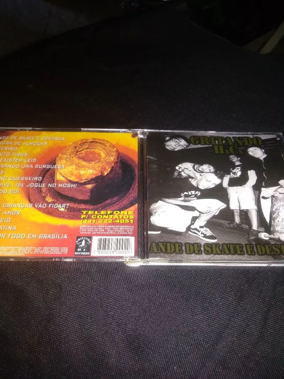 Cd Gritando HC Ande de Skate ou Destrua  - Foto 3