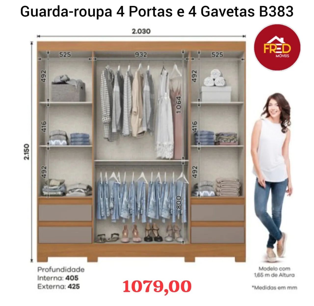 Guarda roupa promoção  - Foto 3
