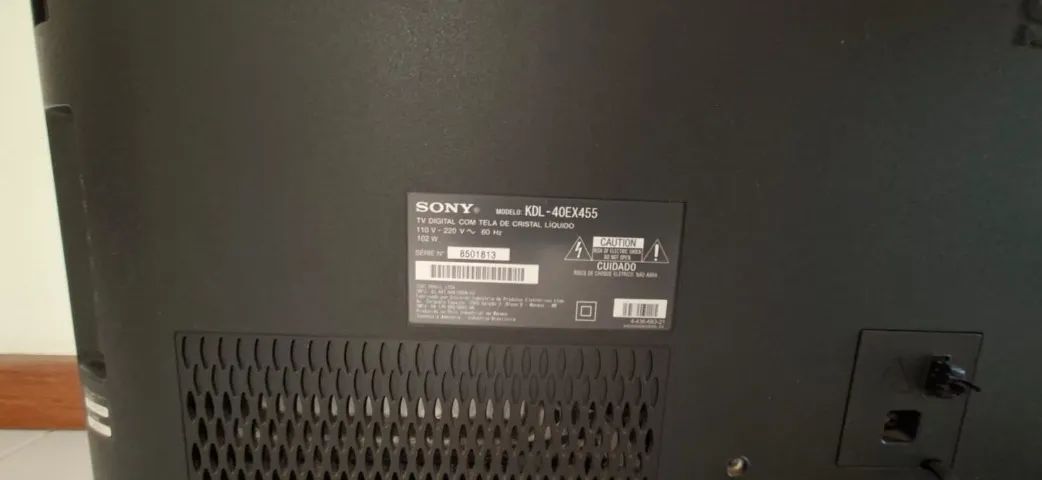 TV SONY 40 polegadas com Defeito - Foto 4
