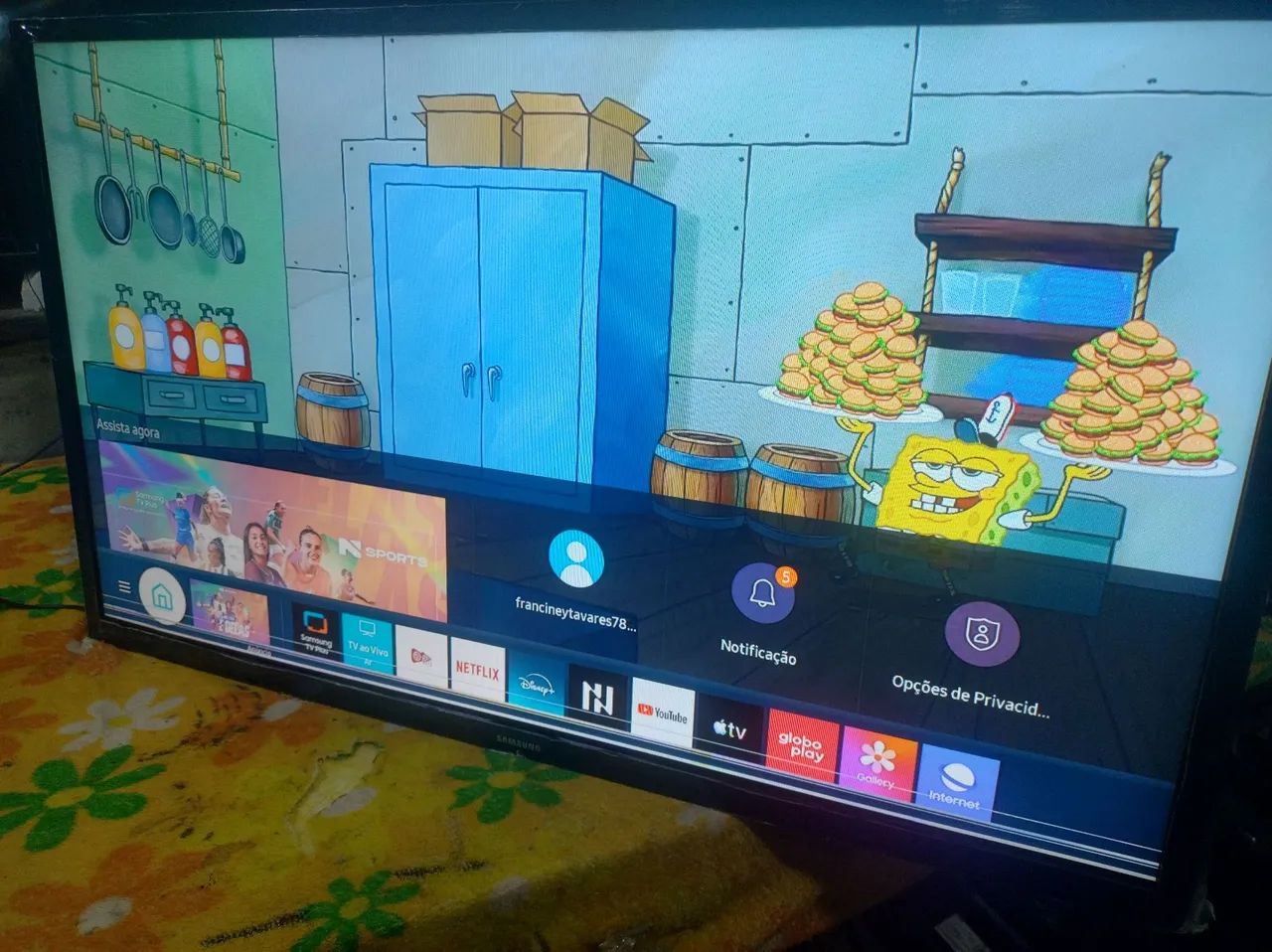 Tv smart 32 Samsung com listra  - Foto 4