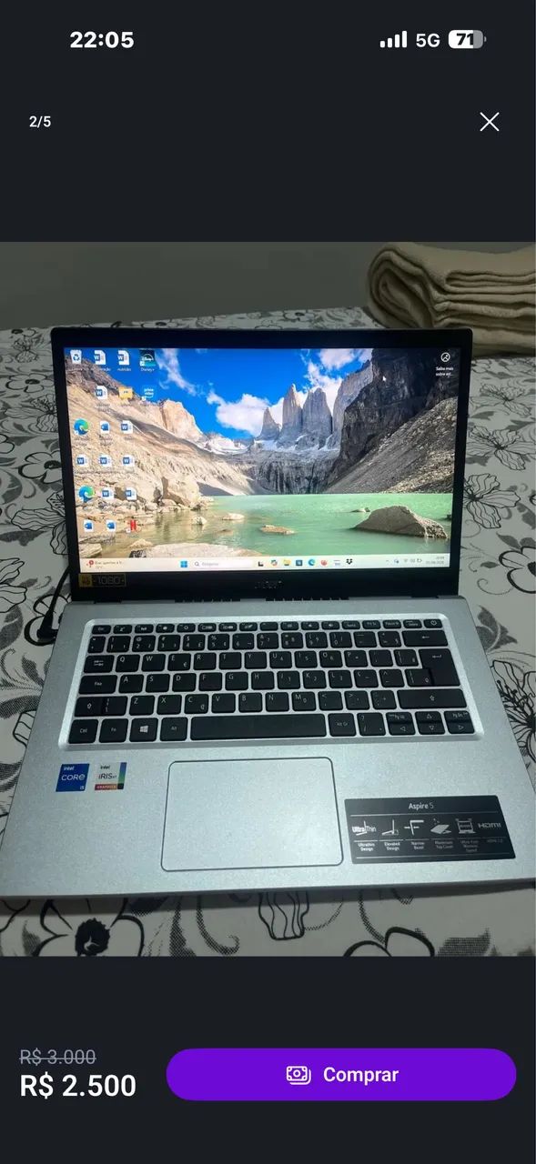 Notebook Acer Aspire 5 - Foto 3